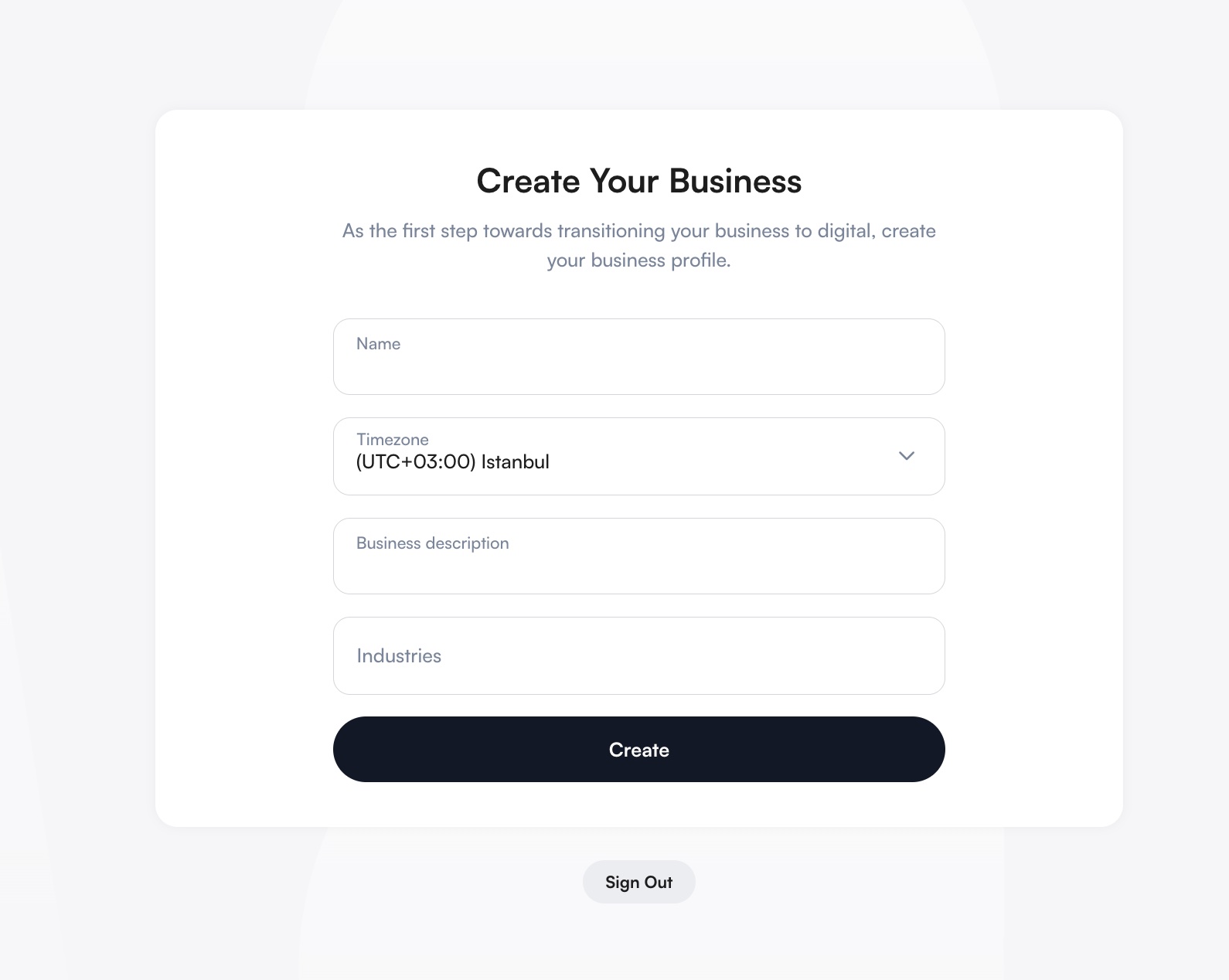 Create your business